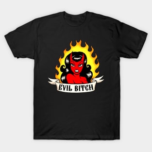Evil Bitch (Colour) T-Shirt